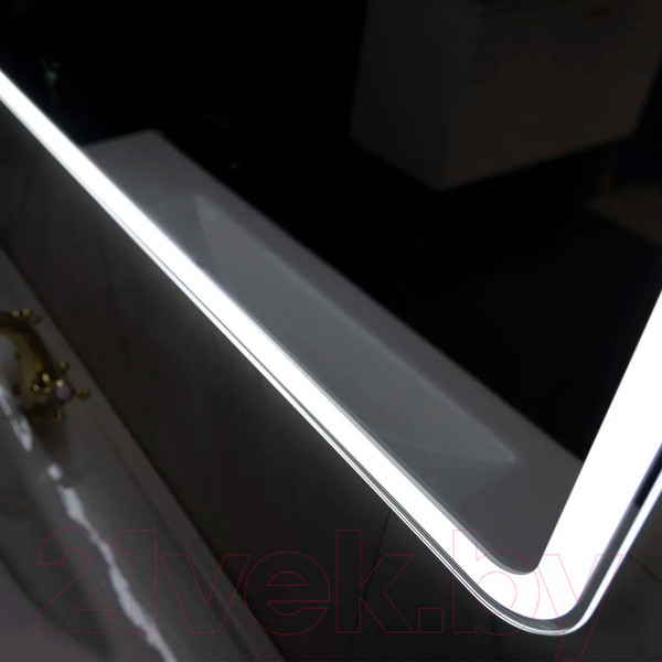 Изображение товара Зеркало Пекам Marta 1 140x80 / marta1-140x80dp (с подсветкой,с сенсором на взмах руки,подогревом)