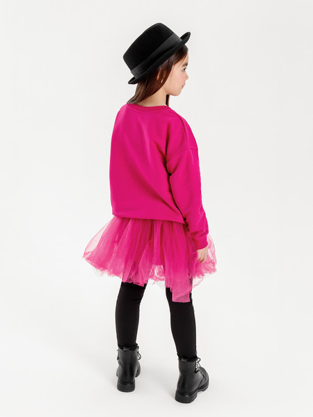 Изображение товара Свитшот детский Amarobaby Electric Bear / AB-OD22-EB28/25-134 (фуксия, р.134)