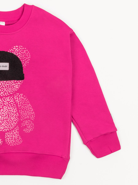 Изображение товара Свитшот детский Amarobaby Electric Bear / AB-OD22-EB28/25-146 (фуксия, р.146)