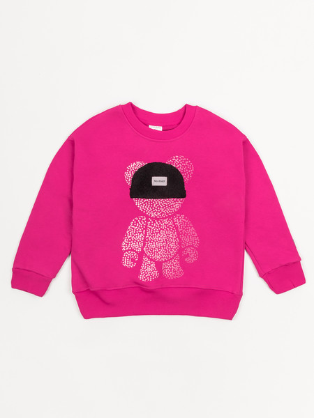 Изображение товара Свитшот детский Amarobaby Electric Bear / AB-OD22-EB28/25-146 (фуксия, р.146)