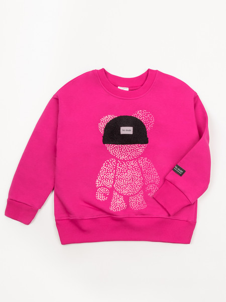Изображение товара Свитшот детский Amarobaby Electric Bear / AB-OD22-EB28/25-146 (фуксия, р.146)
