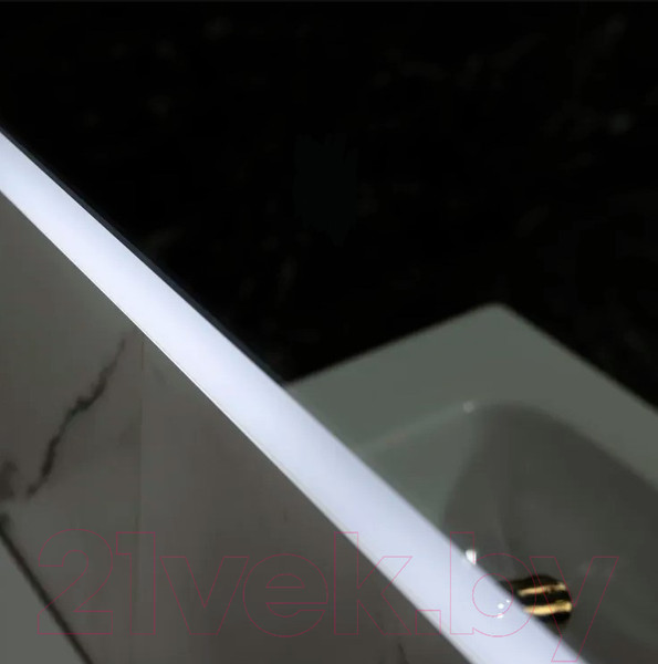 Изображение товара Зеркало Пекам Marta 80x80 / marta-80x80B (с подсветкой,с бесконтактным сенсором)