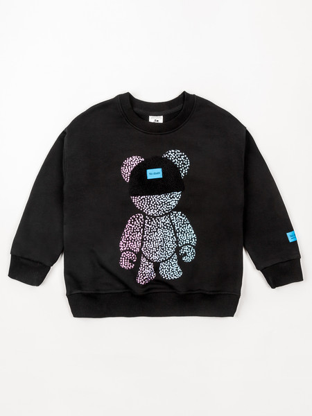 Изображение товара Свитшот детский Amarobaby Electric Bear / AB-OD22-EB28/09-146 (черный, р.146)