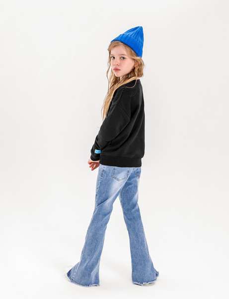 Изображение товара Свитшот детский Amarobaby Electric Bear / AB-OD22-EB28/09-146 (черный, р.146)