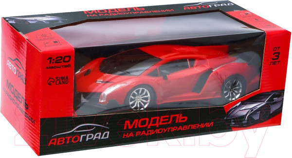 Изображение товара Радиоуправляемая игрушка Автоград Ламбо / 7642889 (красный)