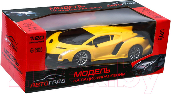 Изображение товара Радиоуправляемая игрушка Автоград Ламбо / 2508977 (желтый)