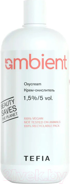 Изображение товара Крем для окисления краски Tefia Ambient Окислитель 1.5% 5 vol (900мл)