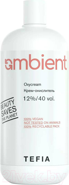 Изображение товара Крем для окисления краски Tefia Ambient Окислитель 12% 40 vol (900мл)