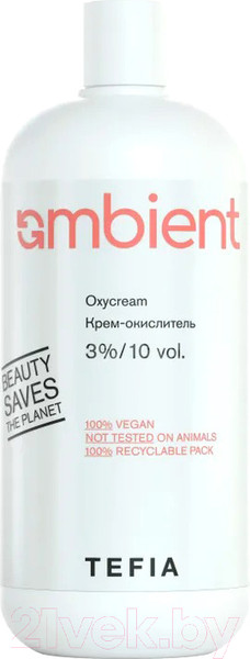 Изображение товара Крем для окисления краски Tefia Ambient Окислитель 3% 10 vol (900мл)