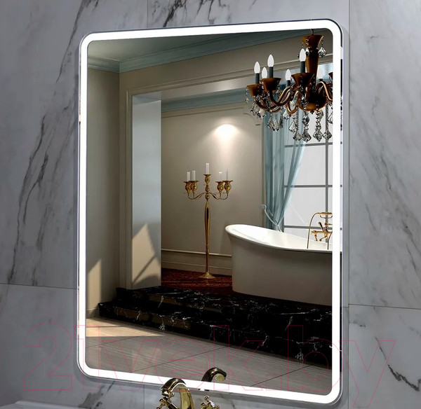 Изображение товара Зеркало Пекам Marta 1 50x80 / marta1-50x80B (с подсветкой,с бесконтактным сенсором)