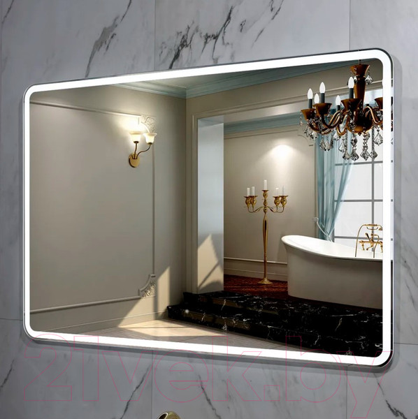 Изображение товара Зеркало Пекам Marta 1 80x60 / marta1-80x60B (с подсветкой,с бесконтактным сенсором)