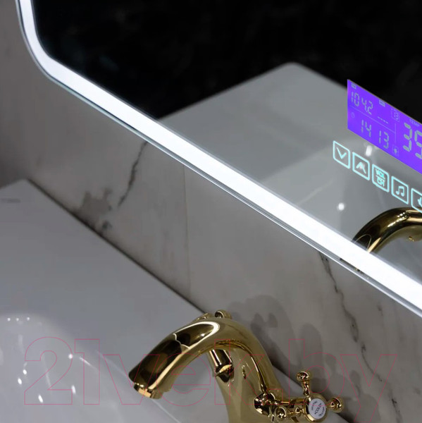 Изображение товара Зеркало Пекам Marta 1 60x80 / marta1-60x80M (с подсветкой,с многофункциональной панелью)