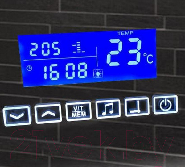 Изображение товара Зеркало Пекам Marta 1 60x80 / marta1-60x80M (с подсветкой,с многофункциональной панелью)