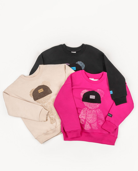 Изображение товара Свитшот детский Amarobaby Electric Bear / AB-OD22-EB28/25-122 (фуксия, р.122)