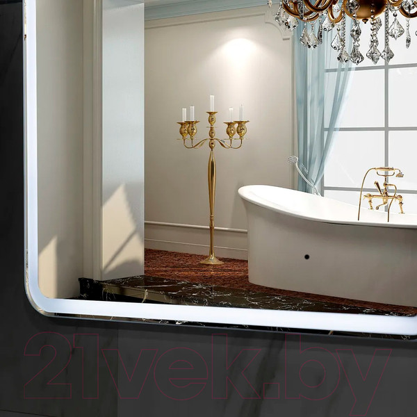 Изображение товара Зеркало Пекам Marta 1 80x70 / marta1-80x70B (с подсветкой,с бесконтактным сенсором)