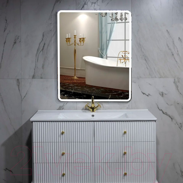 Изображение товара Зеркало Пекам Marta 1 60x90 / marta1-60x90B (с подсветкой,с бесконтактным сенсором)