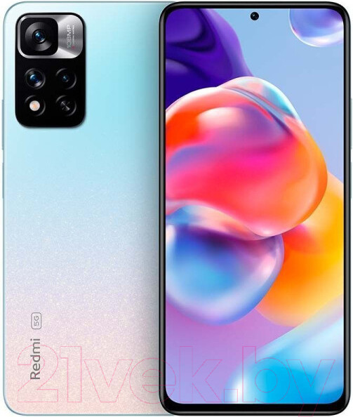 Изображение товара Смартфон Xiaomi Redmi Note 11 Pro+ 5G 8GB/256GB (синие звезды)