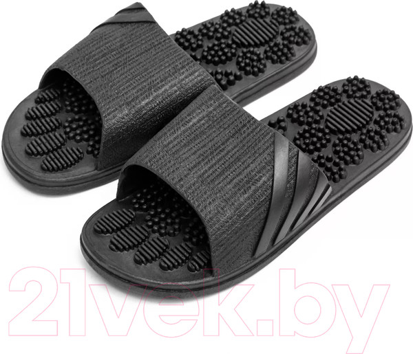 Изображение товара Тапочки домашние Amaro Home Relax Step Открытый нос / HOME-4019RS-Bl-42 (р.42-43, черный)