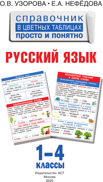 Изображение товара Учебное пособие АСТ Русский язык. 1-4 классы, мягкая обложка (Узорова Ольга)
