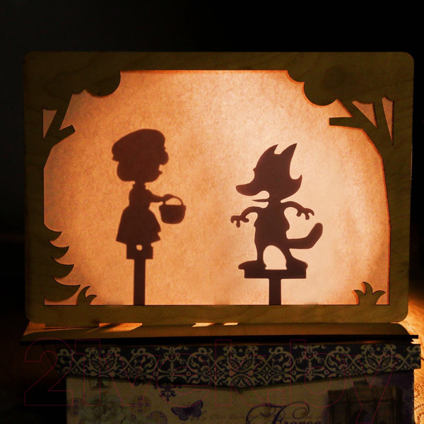 Изображение товара Кукольный театр Лесная мастерская Красная Шапочка. Театр теневой / 2175988