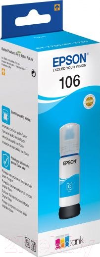 Изображение товара Контейнер с чернилами Epson 106 (C13T00R240)