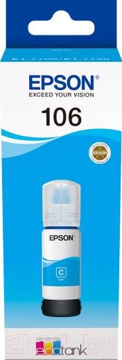 Изображение товара Контейнер с чернилами Epson 106 (C13T00R240)