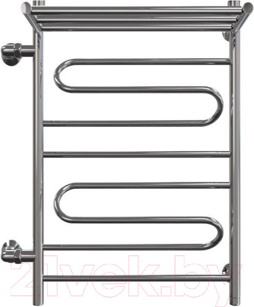 Изображение товара Полотенцесушитель водяной GRANULA Браво 50x80 с полкой (боковое подключение, левое)