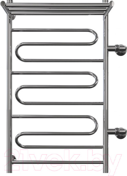 Изображение товара Полотенцесушитель водяной GRANULA Браво 50x100 с полкой (боковое подключение, правое)