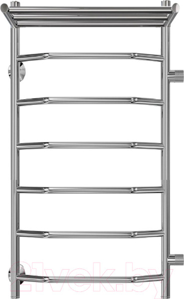 Изображение товара Полотенцесушитель водяной GRANULA Трапеция 50x100 с полкой (боковое подключение, правое)