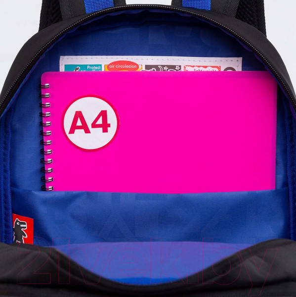 Изображение товара Школьный рюкзак Grizzly RB-351-7 (черный/синий)