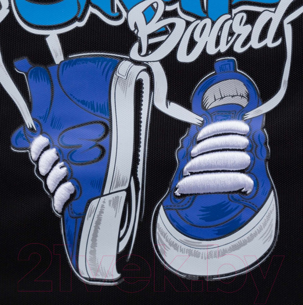 Изображение товара Школьный рюкзак Grizzly RB-351-7 (черный/синий)