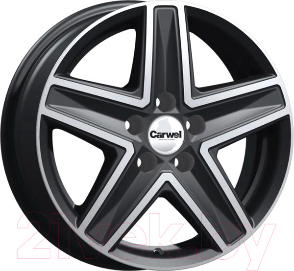 Изображение товара Литой диск Carwel Витим 237 16x6.5" 5x118мм DIA 71.1мм ET 55мм AB