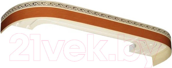 Изображение товара Карниз для штор LEGRAND Галант Neo Флора 2.0 / 48066834 (вишня)