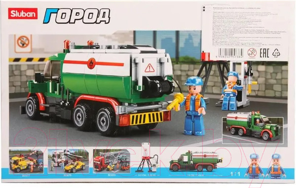 Изображение товара Конструктор Sluban Город Бензовоз / M38-B0878 (267эл)