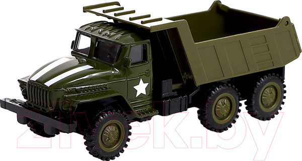 Изображение товара Самосвал игрушечный Автоград Грузовик УРАЛ Армия / 9123794 (зеленый)