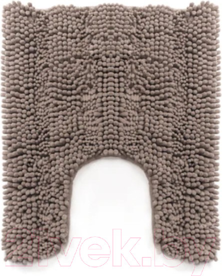 Изображение товара Набор ковриков для ванной и туалета Home One Chenille U-shape / 410404 (50х80/50х60, бежевый)