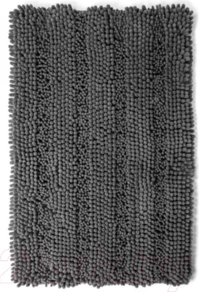 Изображение товара Набор ковриков для ванной и туалета Home One Chenille U-shape / 410403 (50х80/50х60, серый)