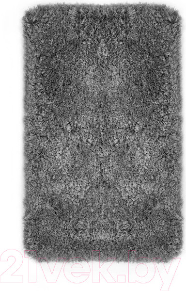Изображение товара Набор ковриков для ванной и туалета Home One Shaggy U-shape / 410406 (50х80/50х60, серый)