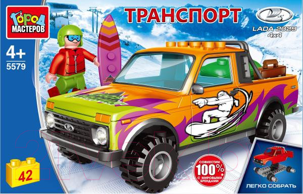 Изображение товара Конструктор Город мастеров Lada 4x4 Pickup / 5579-KK (42эл)