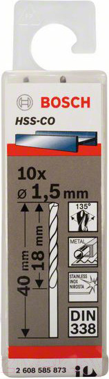 Изображение товара Набор сверл Bosch 2.608.585.873 (10шт)
