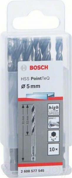 Изображение товара Набор сверл Bosch 2.608.577.545 (10шт)