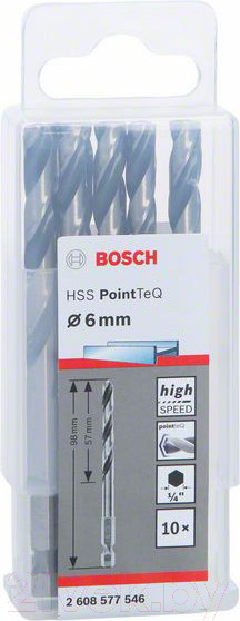 Изображение товара Набор сверл Bosch 2.608.577.546 (10шт)