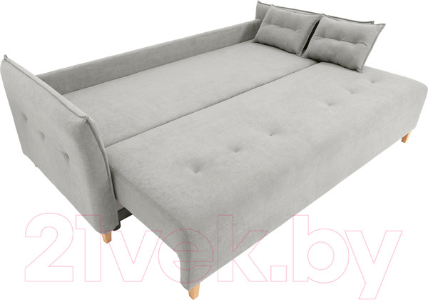 Изображение товара Диван KRONES Цезарь 3 (велюр светло-серый)