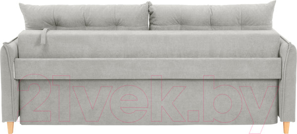 Изображение товара Диван KRONES Цезарь 3 (велюр светло-серый)