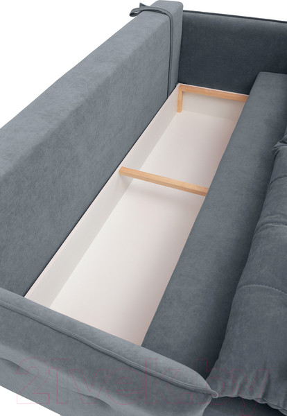 Изображение товара Диван KRONES Цезарь 3 (велюр графит)