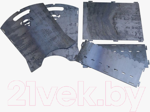 Изображение товара Мангал КомфортПром Походный Неокрашеный / 10221217