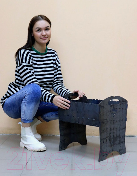 Изображение товара Мангал КомфортПром Походный Неокрашеный / 10221217