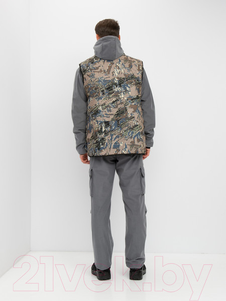Изображение товара Костюм для охоты и рыбалки Huntsman Тайга-3 -8C Лабиринт (52-54/170-176, серый)