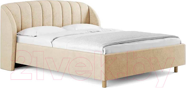 Изображение товара Каркас кровати Сонум Valencia 200x200 (микровелюр кремовый)