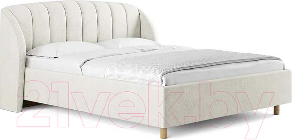 Изображение товара Каркас кровати Сонум Valencia 200x200 (микровелюр светло-серый)